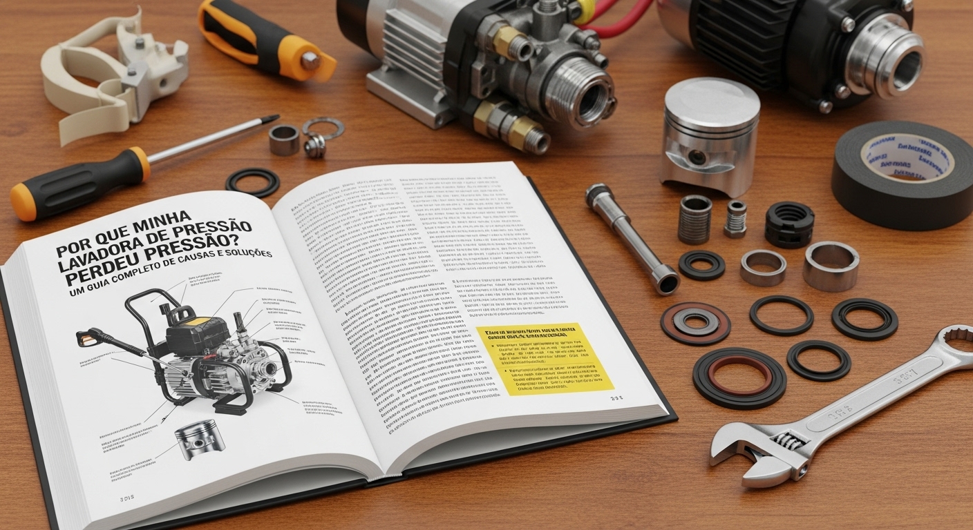 Por que minha lavadora de alta pressão perdeu a pressão