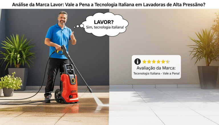 Análise da Marca Lavor: A Tecnologia Italiana em Lavadoras de Alta Pressão Vale a Pena?