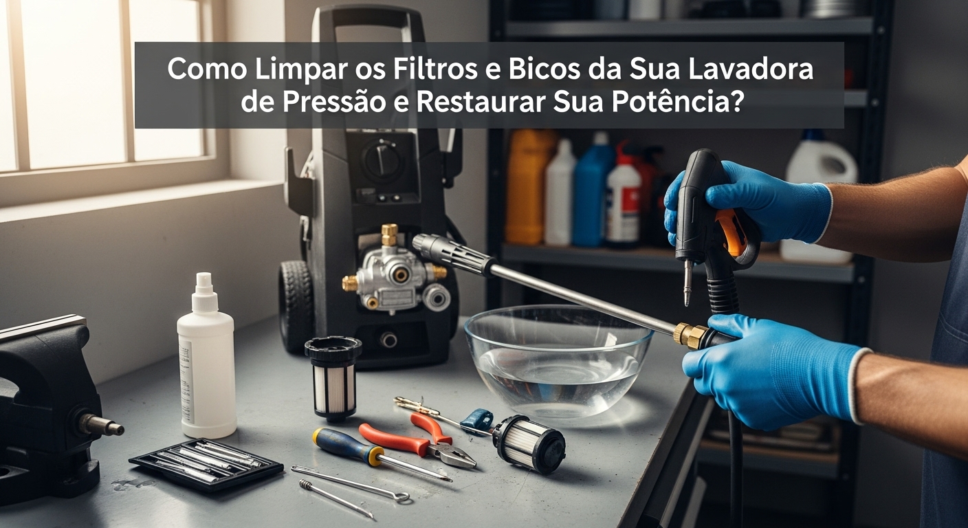 Limpar Filtros e Bicos da Sua Lavadora de Alta Pressão