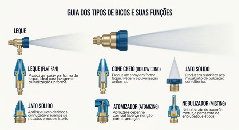 tipos de bicos e suas funções
