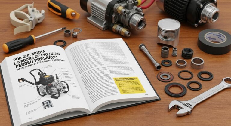 Por que minha lavadora de alta pressão perdeu a pressão