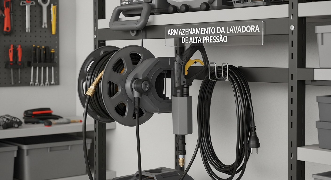 Armazenar Corretamente a Sua Lavadora de Alta Pressão