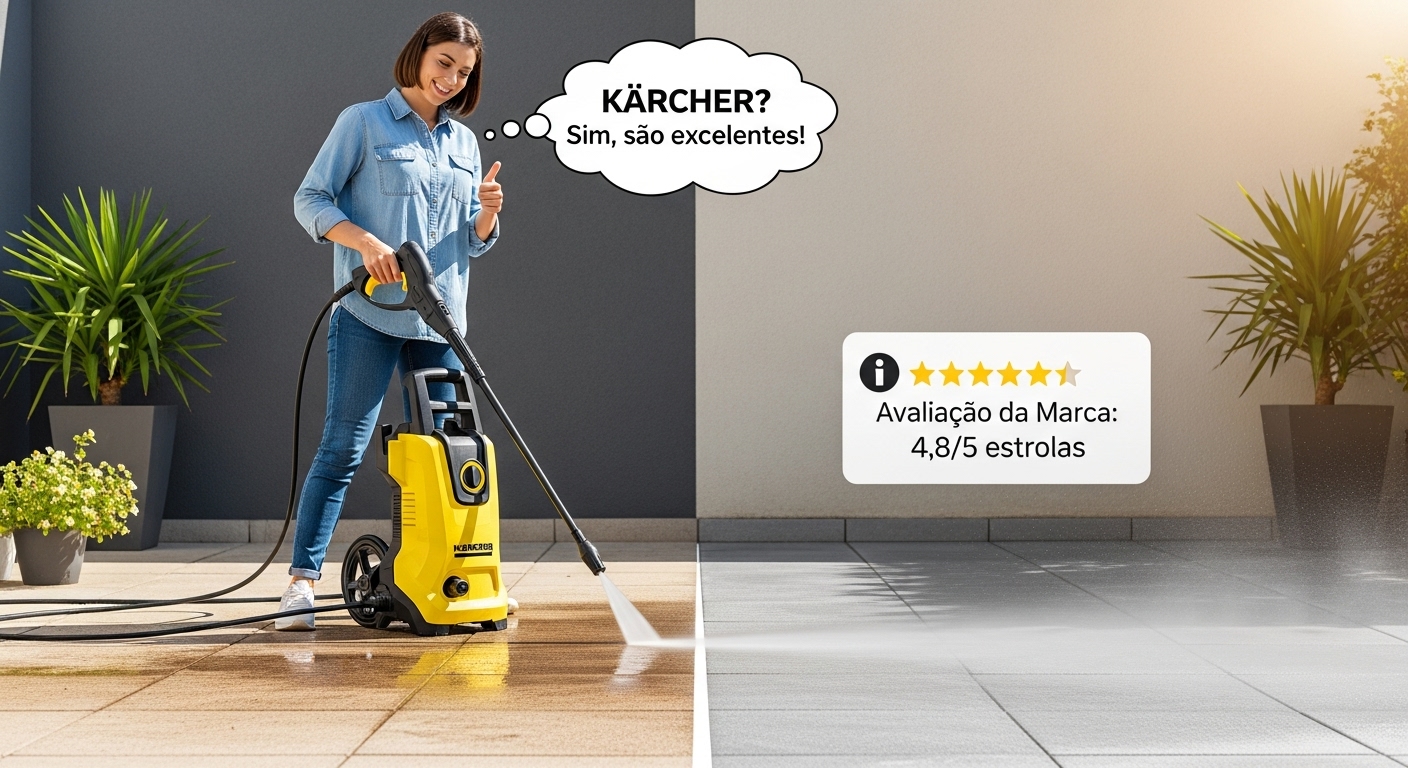 As lavadoras de alta pressão Kärcher são boas Análise da marca Idioma português