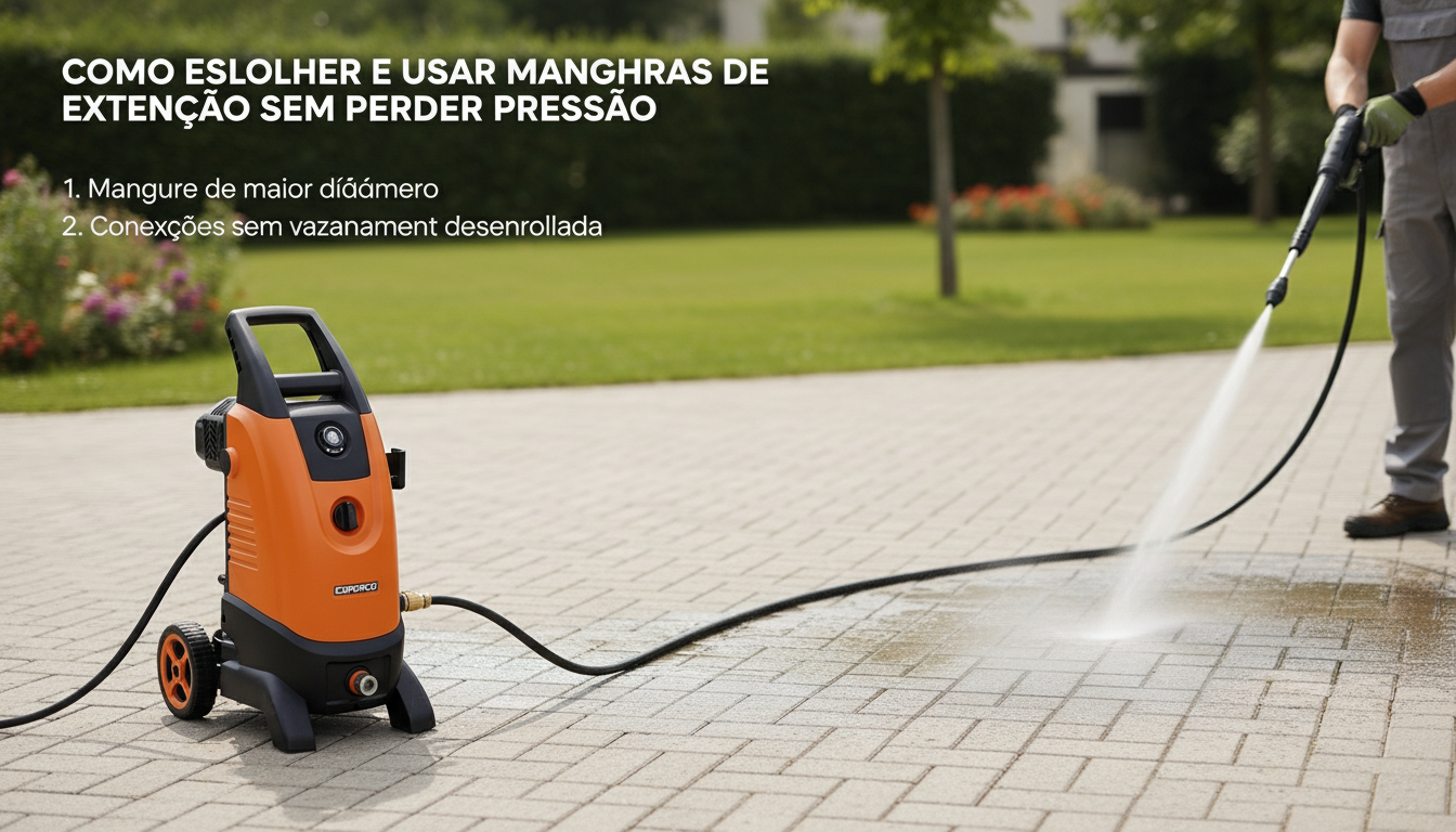 Como Escolher e Usar Mangueiras de Extensão