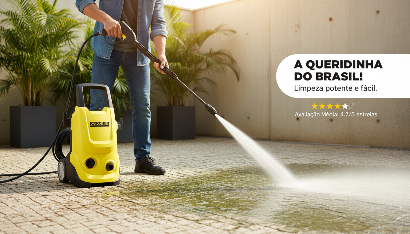 Lavadora de alta pressão modelos de entrada mais populares do Brasil